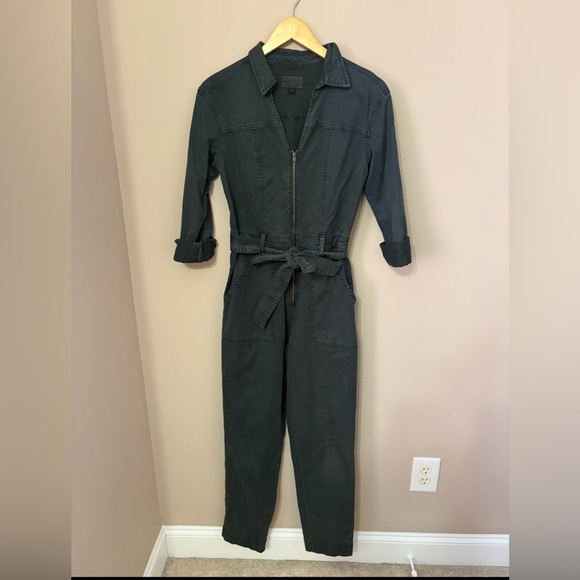Universal Threads Women's Green Boilersuit Jumpsuit Size 2 Casual - Picture 1 of 3